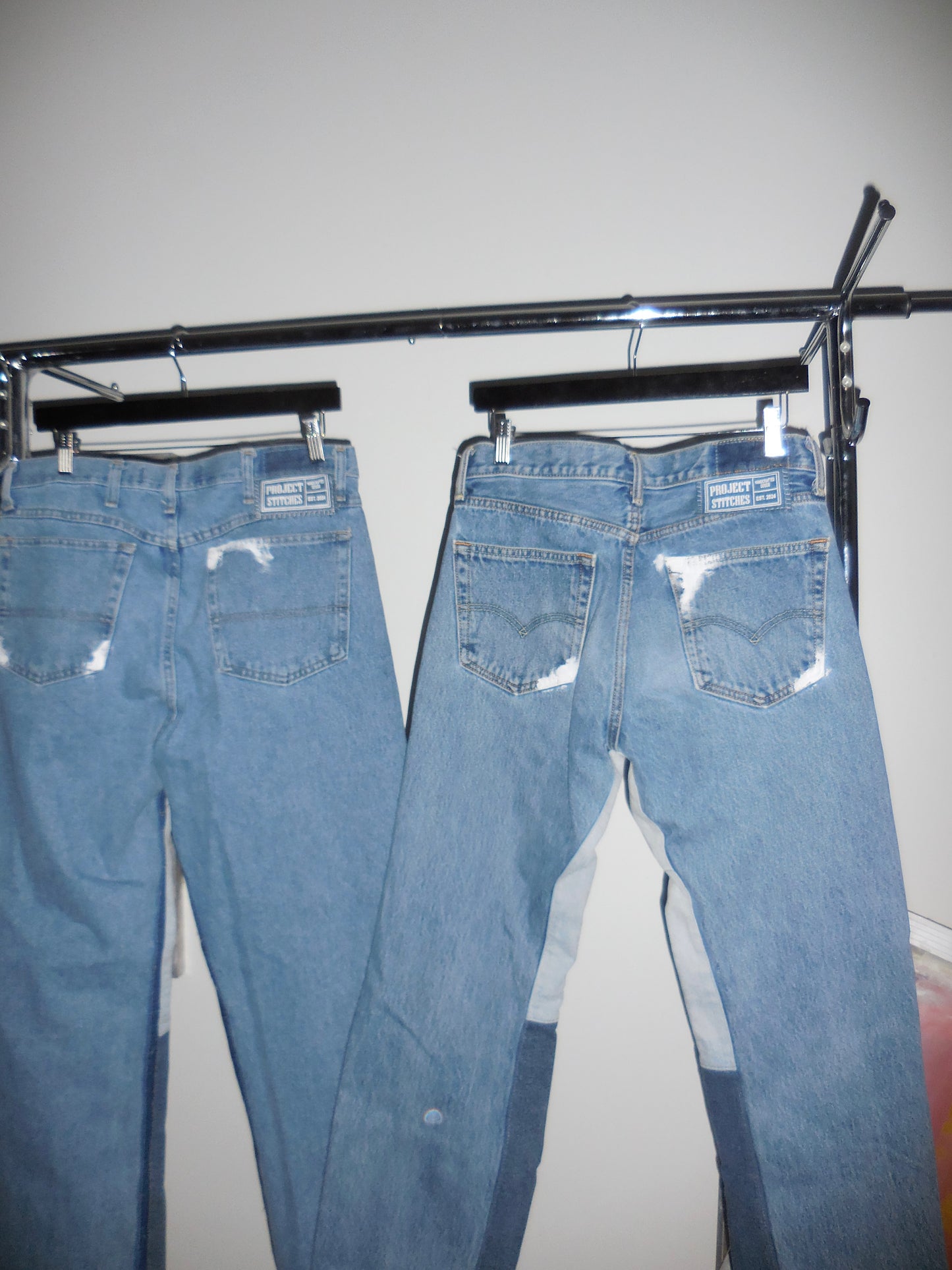 Distressed and Repaired Denim Size 34x32